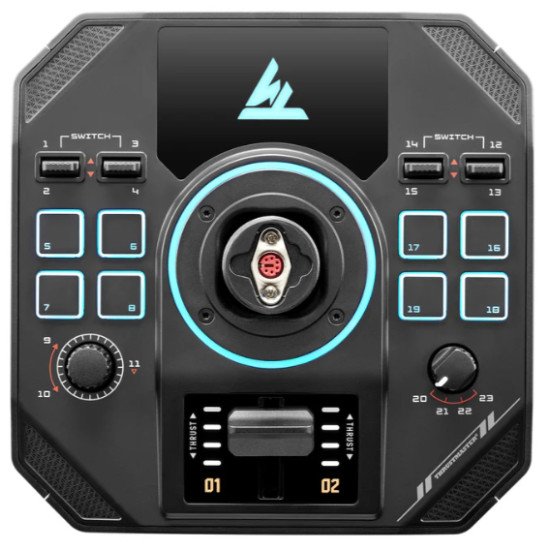 Thrustmaster Sol-R 5 Base Noir USB Joystick base Analogique/Numérique PC