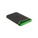 Transcend StoreJet 25M3C disque dur externe 2000 Go Noir, Vert