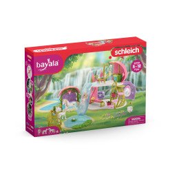 schleich BAYALA Maison-fleur pailletée avec licornes, lac et écurie schleich BAYALA Maison-fleur pailletée avec licornes, lac et écurie