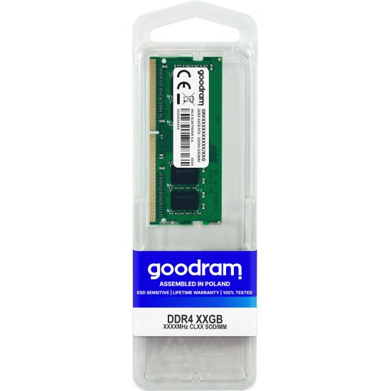 Goodram GR2666S464L19/16G module de mémoire 16 Go 1 x 16 Go DDR4 2666 MHz
