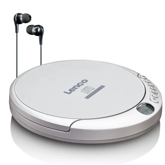 Lenco CD-201 Lecteur de CD Lecteur CD portable Argent Lenco CD-201 Lecteur de CD Lecteur CD portable Argent