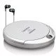 Lenco CD-201 Lecteur de CD Lecteur CD portable Argent Lenco CD-201 Lecteur de CD Lecteur CD portable Argent
