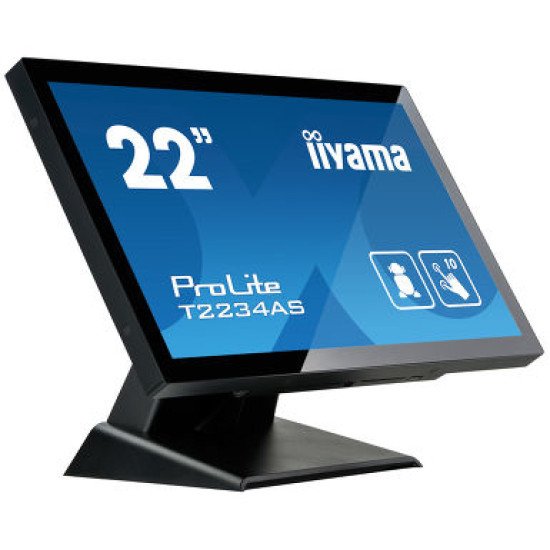 iiyama ProLite T2234AS-B1 moniteur à écran tactile 21.5" 1920 x 1080 pixels