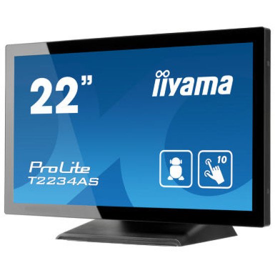 iiyama ProLite T2234AS-B1 moniteur à écran tactile 21.5" 1920 x 1080 pixels