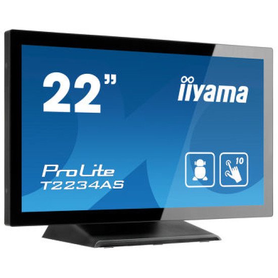 iiyama ProLite T2234AS-B1 moniteur à écran tactile 21.5" 1920 x 1080 pixels