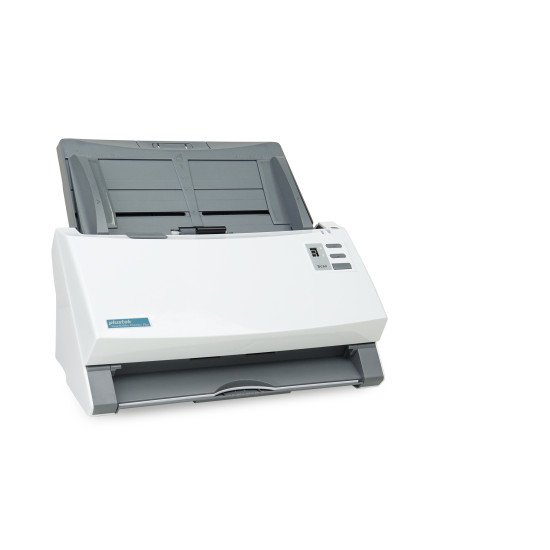 Plustek SmartOffice PS456U Plus Scanner ADF 600 x 600 DPI A4 Gris, Blanc