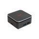 ECS LIVA Q2 N5030 mini PC Intel® Pentium® Silver 4 Go LPDDR4-SDRAM 64 Go eMMC Noir