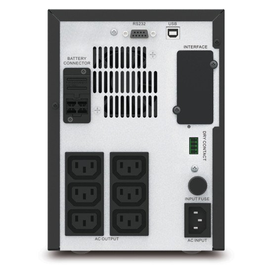 APC Easy UPS SMV UPS Interactivité de ligne 1500 VA 1050 W 6 sortie(s) CA