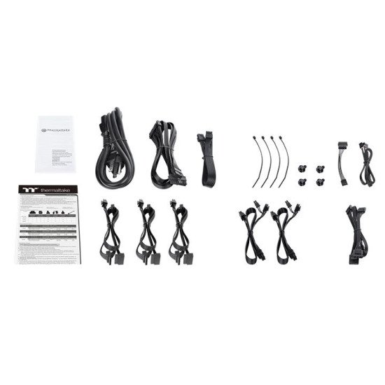 Thermaltake PS-TPD-0650F3FAGE-1 unité d'alimentation d'énergie 650 W 20-pin ATX ATX Noir Thermaltake PS-TPD-0650F3FAGE-1 unité d'alimentation d'énergie 650 W 20-pin ATX ATX Noir