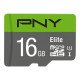 PNY Elite microSDHC 16GB mémoire flash 16 Go UHS-I Classe 10