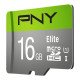 PNY Elite microSDHC 16GB mémoire flash 16 Go UHS-I Classe 10