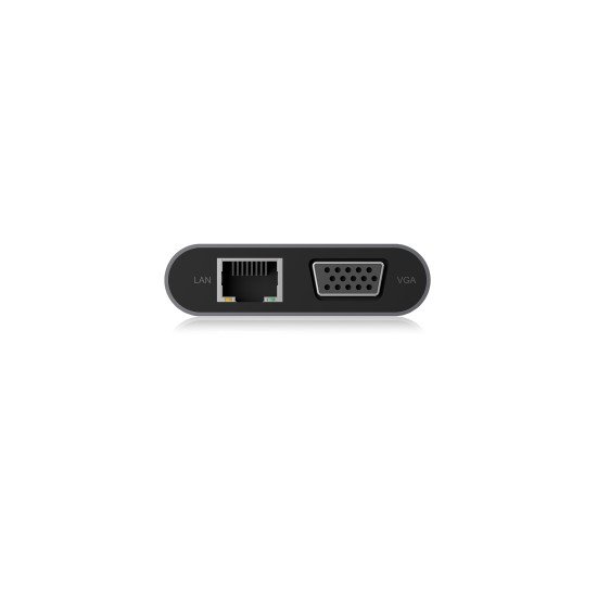 ICY BOX IB-DK4040-CPD station d'accueil Avec fil USB 3.2 Gen 1 (3.1 Gen 1) Type-C Anthracite, Noir