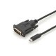 Digitus Câble adaptateur USB Type-C™, Type-C™ vers DVI