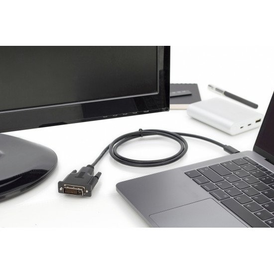 Digitus Câble adaptateur USB Type-C™, Type-C™ vers DVI