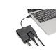 Digitus Adaptateur multi-ports USB Type-C™ à 3 ports (HDMI, DP, VGA) Digitus Adaptateur multi-ports USB Type-C™ à 3 ports (HDMI, DP, VGA)