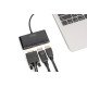 Digitus Adaptateur multi-ports USB Type-C™ à 3 ports (HDMI, DP, VGA) Digitus Adaptateur multi-ports USB Type-C™ à 3 ports (HDMI, DP, VGA)