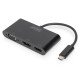 Digitus Adaptateur multi-ports USB Type-C™ à 3 ports (HDMI, DP, VGA) Digitus Adaptateur multi-ports USB Type-C™ à 3 ports (HDMI, DP, VGA)