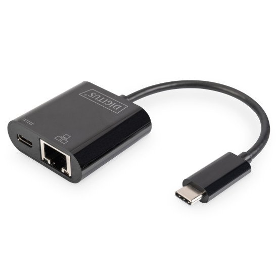 Digitus Adaptateur Ethernet Gigabit USB Type-C™ avec prise en charge de Power Delivery