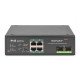 Digitus Commutateur PoE réseau Gigabit Ethernet 4 ports, industriel, non administrable, 2 SFP en liaison montante Digitus Commutateur PoE réseau Gigabit Ethernet 4 ports, industriel, non administrable, 2 SFP en liaison montante