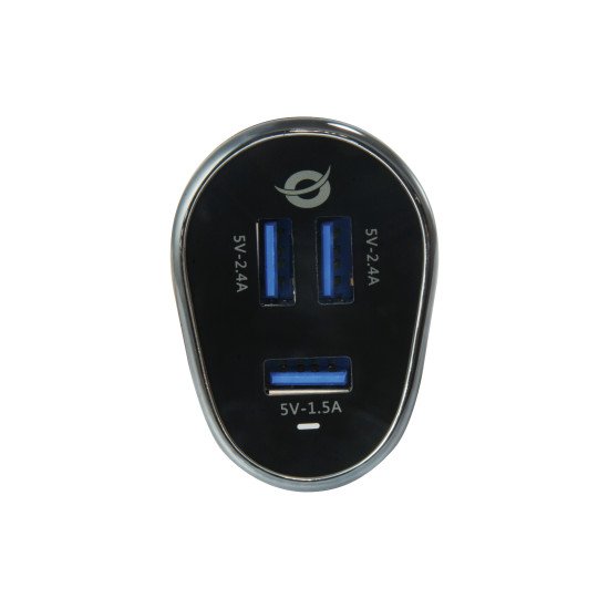 Conceptronic CARDEN06B chargeur d'appareils mobiles Universel Noir Allume-cigare Auto Conceptronic CARDEN06B chargeur d'appareils mobiles Universel Noir Allume-cigare Auto