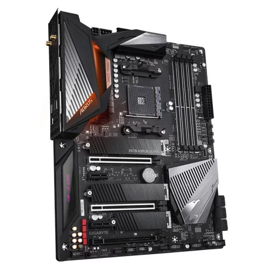 Gigabyte X570 AORUS ULTRA (rev. 1.0) carte mère Emplacement AM4 ATX AMD X570 Gigabyte X570 AORUS ULTRA (rev. 1.0) carte mère Emplacement AM4 ATX AMD X570