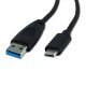 Fantec 2170 câble USB 0,8 m USB 3.2 Gen 1 (3.1 Gen 1) USB A USB C Noir