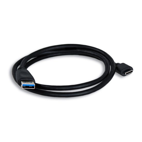 Fantec 2170 câble USB 0,8 m USB 3.2 Gen 1 (3.1 Gen 1) USB A USB C Noir