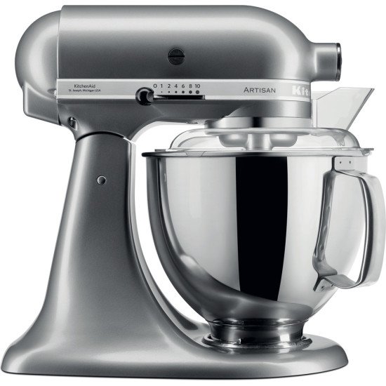 KitchenAid 5KSM175PSECU robot de cuisine 300 W 4,8 L Noir, Onyx