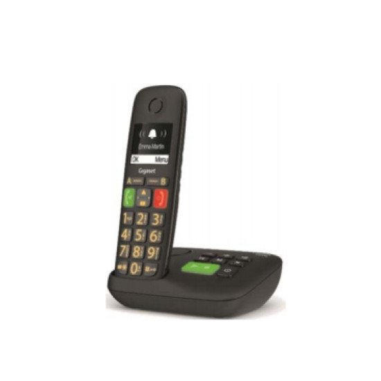 Gigaset S30852-H2921-B101 téléphone Téléphone analog/dect Identification de l'appelant Noir