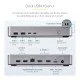 StarTech.com Station d'Accueil USB4, USB-C 40Gbps, Double Vidéo HDMI, Jusqu'à 2x 4K 60Hz 4:4:4 (RGB) ou 2x 4K 120Hz 4:2:2, Dock Multi-Moniteur, 6x USB, 2.5GbE, 100W PD StarTech.com Station d'Accueil USB4, USB-C 40Gbps, Double Vidéo HDMI, Jusqu'à 2x 4K 60Hz 4:4:4 (RGB) ou 2x 4K 120Hz 4:2:2, Dock Multi-Moniteur, 6x USB, 2.5GbE, 100W PD