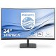 Philips E Line 241E1SCA/00 écran PC 24" 1920 x 1080 pixels Full HD LCD Incurvé Mat Noir