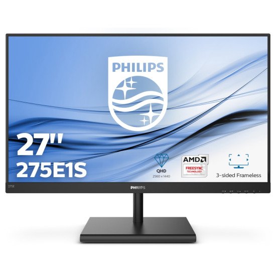 Philips E Line 275E1S/00 LED écran PC 27" 2560 x 1440 pixels Quad HD Noir