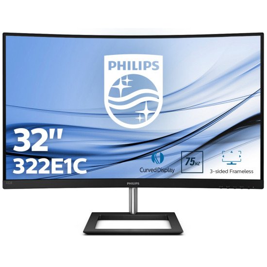 Philips E Line 322E1C/00 LED écran PC 32" 1920 x 1080 pixels Full HD LCD Noir