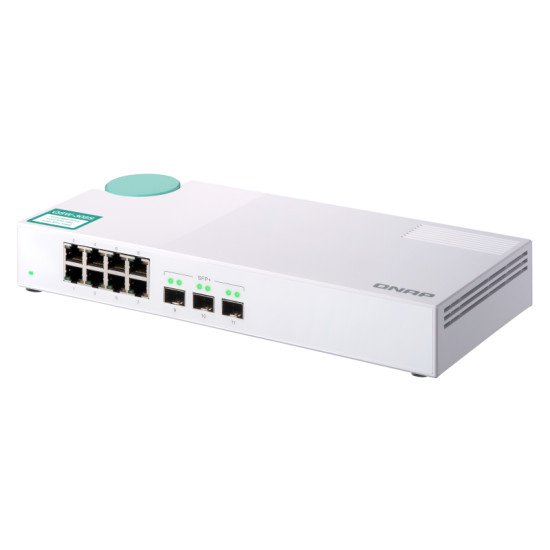 QNAP QSW-308S commutateur réseau Non-géré Gigabit Ethernet (10/100/1000) Blanc