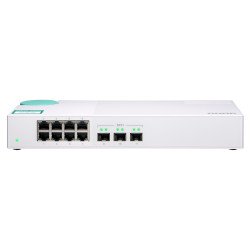 QNAP QSW-308S commutateur réseau Non-géré Gigabit Ethernet (10/100/1000) Blanc QNAP QSW-308S commutateur réseau Non-géré Gigabit Ethernet (10/100/1000) Blanc