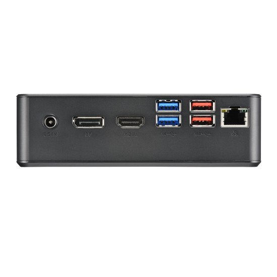 Shuttle XPC Nano PC NC40U, Intel Celeron 7305U, 1x HDMI, 1x DP,1xUSB-C/DP, 6x USB3.2, 1x 2.5" bay, 2x M.2, 1x LAN, RAID, fonctionnement permanent 24/7, attaches VESA