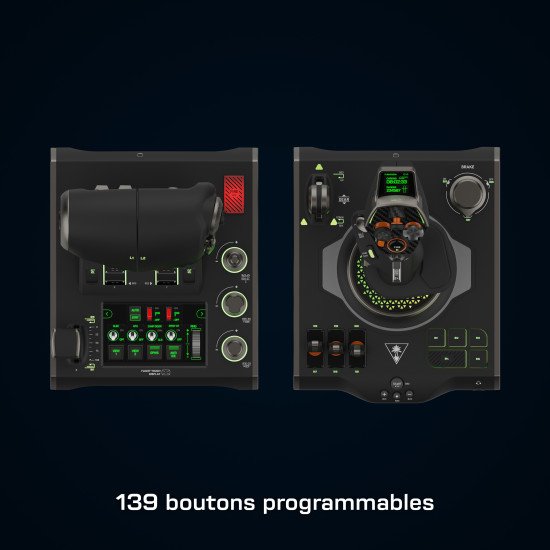 Turtle Beach Système de simulation universelle HOTAS VelocityOne™ Flightdeck Turtle Beach Système de simulation universelle HOTAS VelocityOne™ Flightdeck