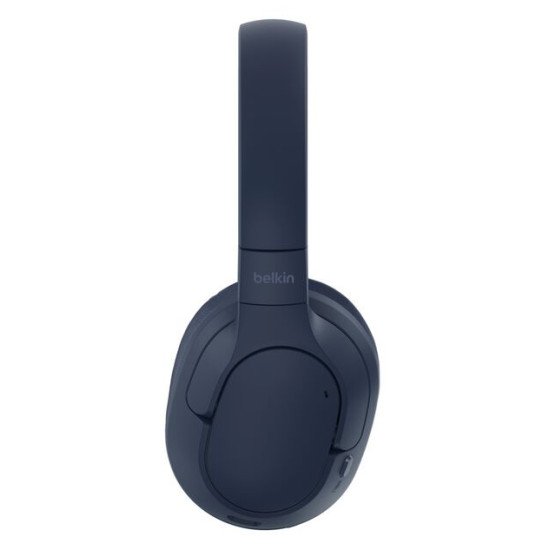 Belkin AUD009HQBL écouteur/casque Écouteurs Sans fil Arceau Appels/Musique USB Type-C Bluetooth Bleu Belkin AUD009HQBL écouteur/casque Écouteurs Sans fil Arceau Appels/Musique USB Type-C Bluetooth Bleu