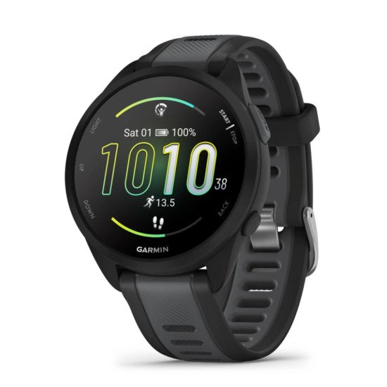 Garmin Forerunner 165 3,05 cm (1.2") AMOLED 43 mm Numérique 390 x 390 pixels Écran tactile Noir GPS (satellite)