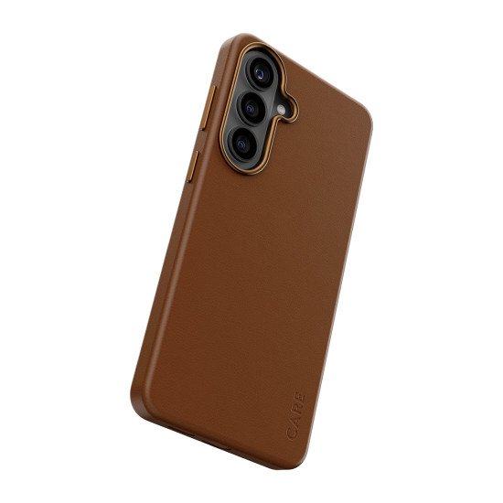PanzerGlass CARE™ by ® Solo Case Brown w. Qi Samsung Galaxy S26+ coque de protection pour téléphones portables Housse Marron