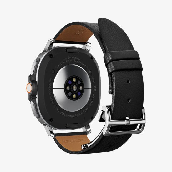 Spigen Enzo Bande Noir Cuir véritable