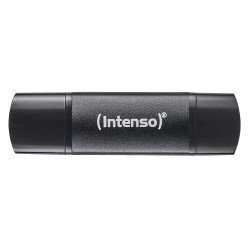 Intenso 3544490 lecteur USB flash 64 Go USB Type-A / USB Type-C 3.2 Gen 1 (3.1 Gen 1) Noir