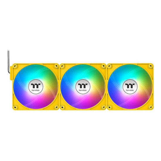 Thermaltake CT120 EX Reverse ARGB Sync PC Boitier PC Ventilateur 12 cm Jaune 3 pièce(s) Thermaltake CT120 EX Reverse ARGB Sync PC Boitier PC Ventilateur 12 cm Jaune 3 pièce(s)
