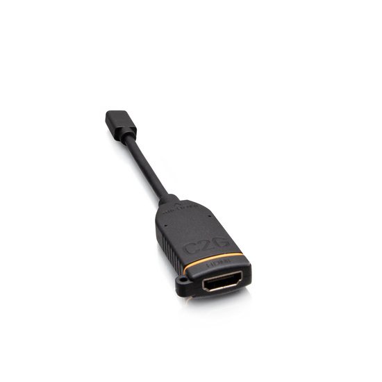 C2G Convertisseur adaptateur dongle Micro HDMI® vers HDMI® pour boucle AV