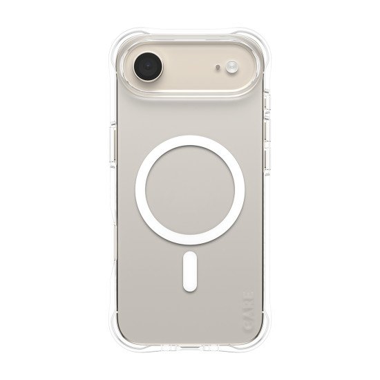 PanzerGlass CARE by ® Fashionable Case Samba Transparent w. White MagSafe iPhone 17 Air coque de protection pour téléphones portables Housse PanzerGlass CARE by ® Fashionable Case Samba Transparent w. White MagSafe iPhone 17 Air coque de protection pour téléphones portables Housse