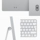 Apple iMac M3 Apple M 59,7 cm (23.5") 4480 x 2520 pixels 8 Go 256 Go SSD PC All-in-One macOS Sonoma Wi-Fi 6E (802.11ax) Argent