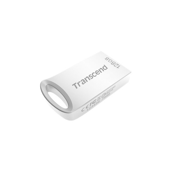 Transcend JetFlash 710 lecteur USB flash 128 Go USB Type-A 3.2 Gen 1 (3.1 Gen 1) Argent