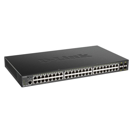 D-Link DGS-1250-52XMP Géré L3 Connexion Ethernet POE Noir D-Link DGS-1250-52XMP Géré L3 Connexion Ethernet POE Noir