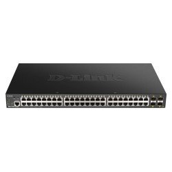 D-Link DGS-1250-52XMP Géré L3 Connexion Ethernet POE Noir