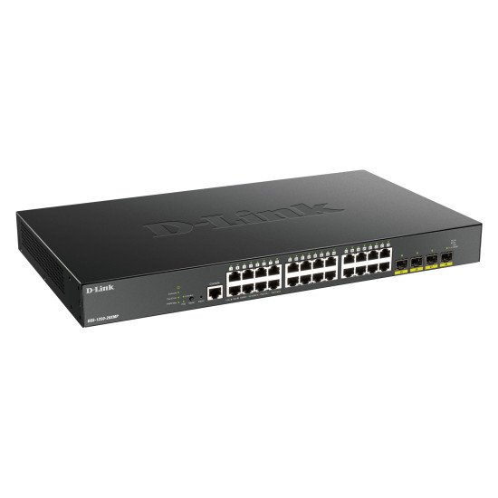 D-Link DGS-1250-28XMP Géré L3 Gigabit Ethernet (10/100/1000) Connexion Ethernet POE Noir D-Link DGS-1250-28XMP Géré L3 Gigabit Ethernet (10/100/1000) Connexion Ethernet POE Noir
